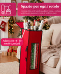 saint joy borsa porta carta regalo con zip e finestra trasparente in tessuto oxford ean 8050043127532