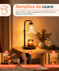 avilia home lampada scaldacandele con timer dimmerabile e altezza regolabile ean 8052879014871
