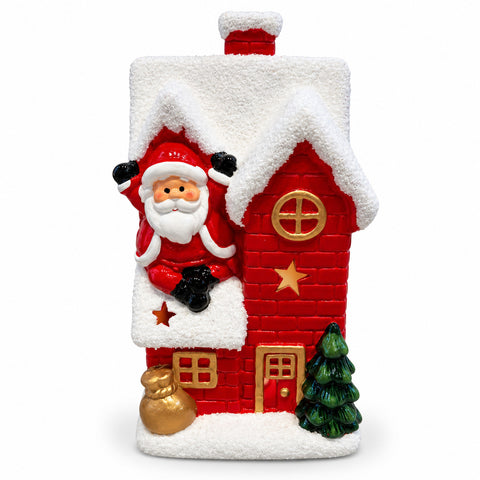 saint joy statuina natalizia in ceramica luminosa 26 cm con led 10 soggetti ean 8056819081961