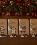 saint joy sacchetti natalizi set 24 bustine in carta kraft con adesivi ean 8050043128126