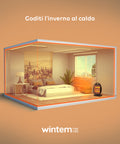 Wintem Makalu Stufa al Quarzo 400-800W con 2 Intensità e Base Antiribaltamento Autoportante Doppio Elemento Riscaldante Ean-8052286431278