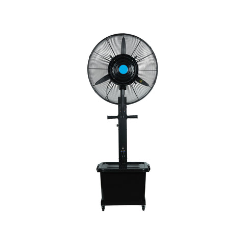 Ventilatore Nebulizzatore 3 Velocità con Serbatoio 41L e Ruote Integrate Nero-DCG-ean-8052780963244