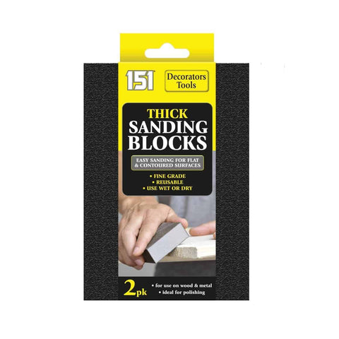 Conjunto de 2 blocos abrasivos para bricolage