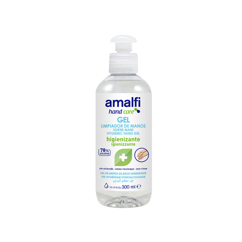 Conjunto de 6 géis higienizantes para as mãos, 78% de álcool, de 300ml