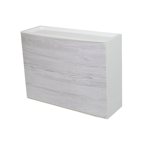 Sapateira IML Wood de parede 16x51,5x39cm branca