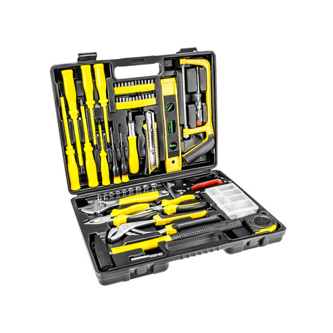 Conjunto de 60 ferramentas de trabalho numa mala