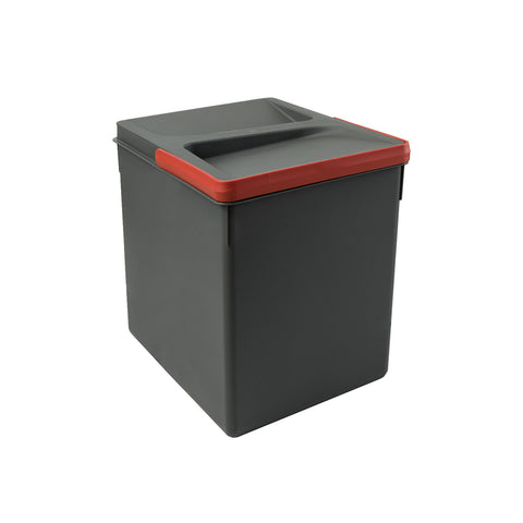Caixote do lixo para recolha seletiva para gavetas 26cm 15l