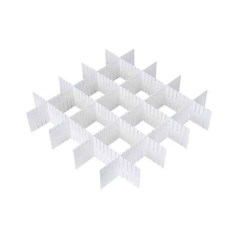 Conjunto de 3 divisórias para gavetas 49,5x10cm