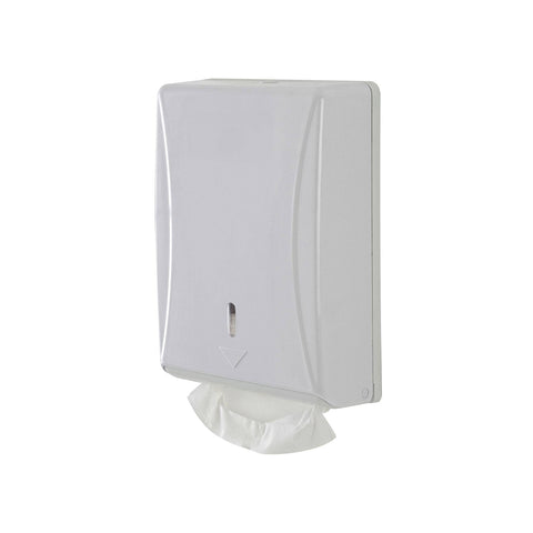 Dispensador de parede para 400 toalhetes de papel em ABS com abertura por chave