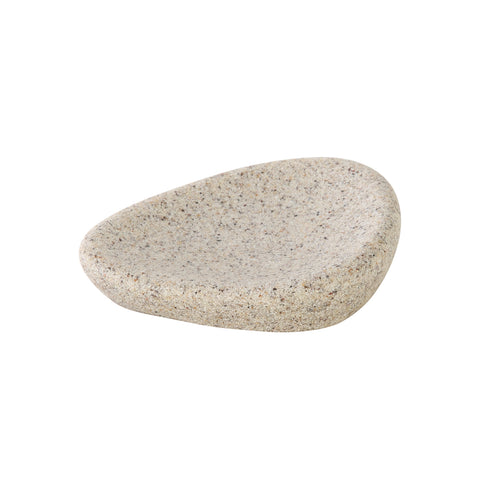 Saboneteira de casa de banho com efeito de pedra