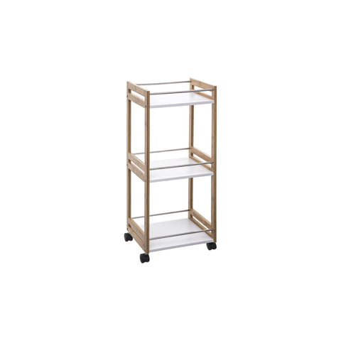Carrinho de cozinha com 3 prateleiras 36x30x80cm