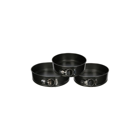 Conjunto de 3 formas de bolo com fecho de mola 22-24-26cm