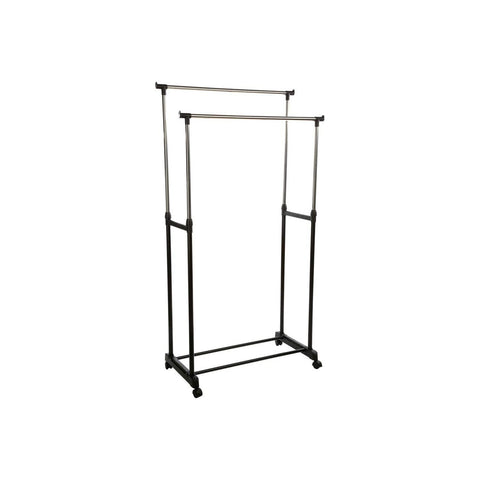 Cabideiro com rodas 84 x42 x 96,5-170 cm