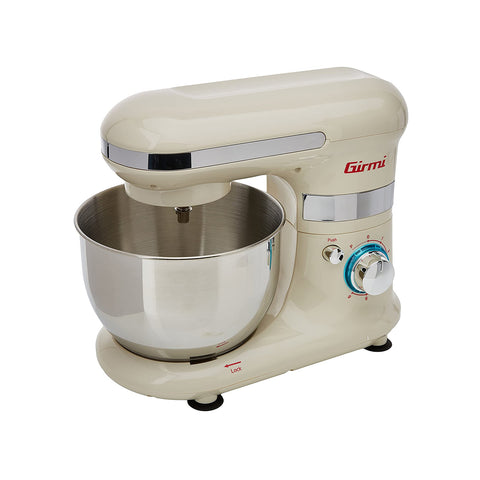 Amassadeira de plástico creme 600w