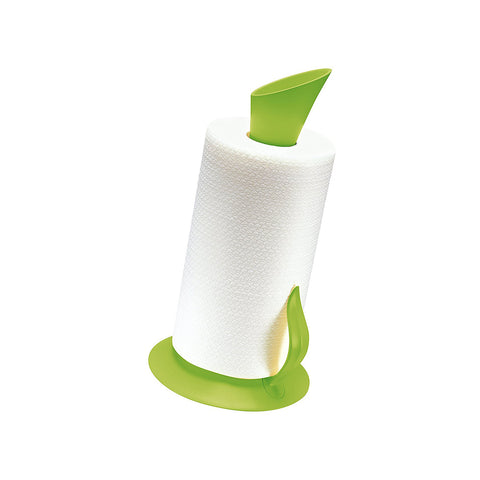 Suporte de rolo de cozinha em plástico verde