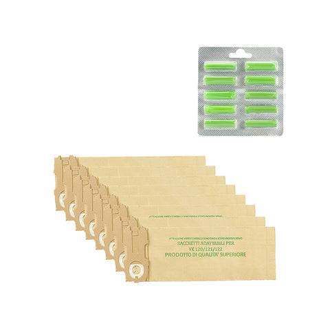 Conjunto de 16 sacos e 20 ambientadores verdes para VK 120
