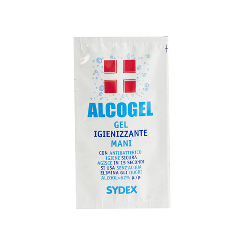 Conjunto de 50 saquetas de gel higienizante de 6 ml