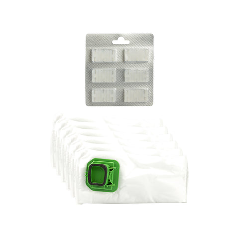 Kit completo VK140/150 – sacos de microfibra, filtro e ambientadores universais