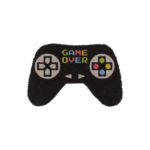 Capacho em forma de joystick Game Over 60x40cm