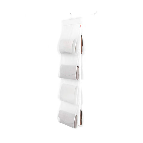 Organizador de roupeiro para pendurar 8 malas em PVA 122x33cm