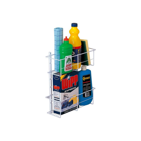Estante multiusos de metal com 2 prateleiras 33x37,5x12cm
