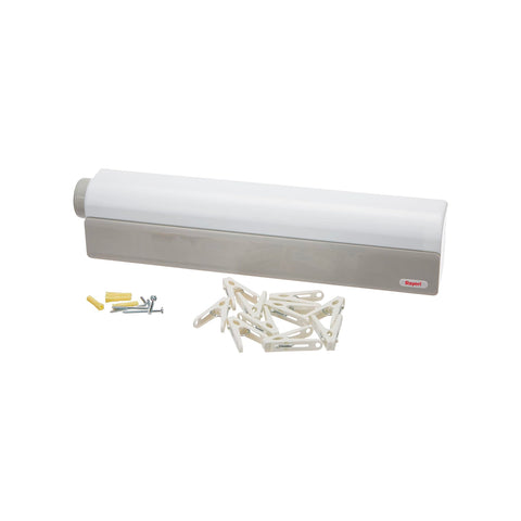 Sistema de estendal extensível com 6 fios e 10 molas 3,7m