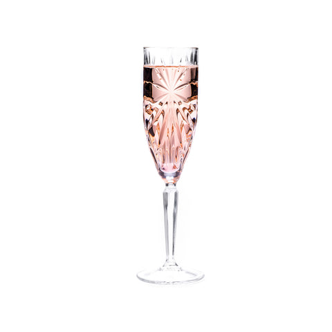 6 copos de champanhe Oasis transparentes