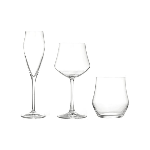 Conjunto de 18 copos para água e vinho Ego