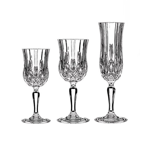 Conjunto de 18 copos para água e vinho Opera