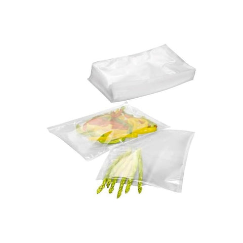 Conjunto de 100 sacos gofrados universais para vácuo 30x40cm