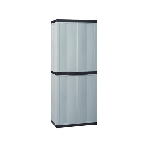 Armário alto com 2 portas e 3 prateleiras ajustáveis 37x65x165cm