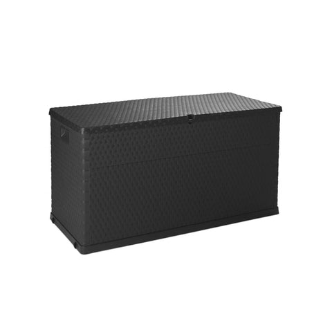 Baú de rattan para arrumação exterior 420L