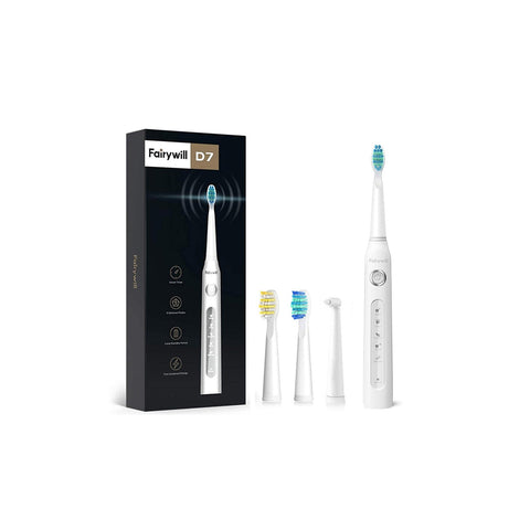 Escova de dentes recarregável por USB e 4 cabeças
