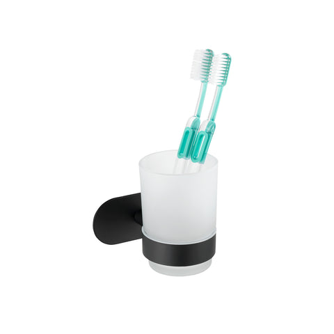 Copo para escovas de dentes preto Turbo-Loc
