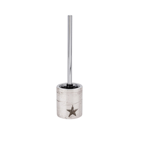 Suporte para escovilhão de casa de banho com motivo de estrela