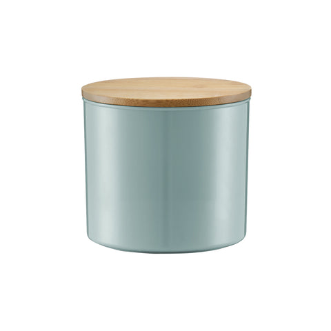 Frasco para alimentos em bambu verde D. 12,5x12cm
