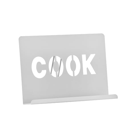 Suporte para livro de cozinha branco