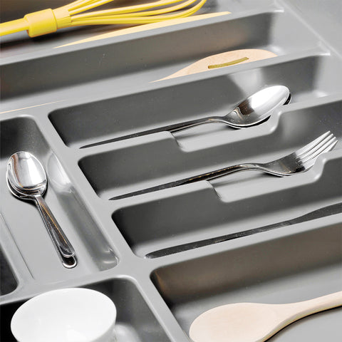 immagine-3-emuca-portaposate-regolabile-per-cassetto-in-plastica-60cm-grigio-ean-8432393140018