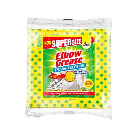 Panos universais Power Cloths com Scrub Dots, superabsorventes e ecológicos